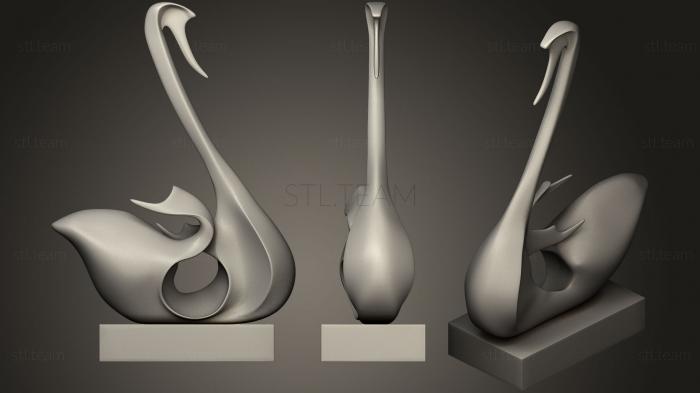 3D model Sculpture Swan (STL)